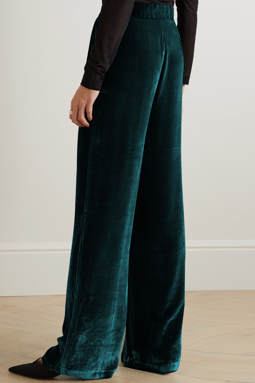 Loose Fit High Waist Long Pants with Pockets  - Doll Fits