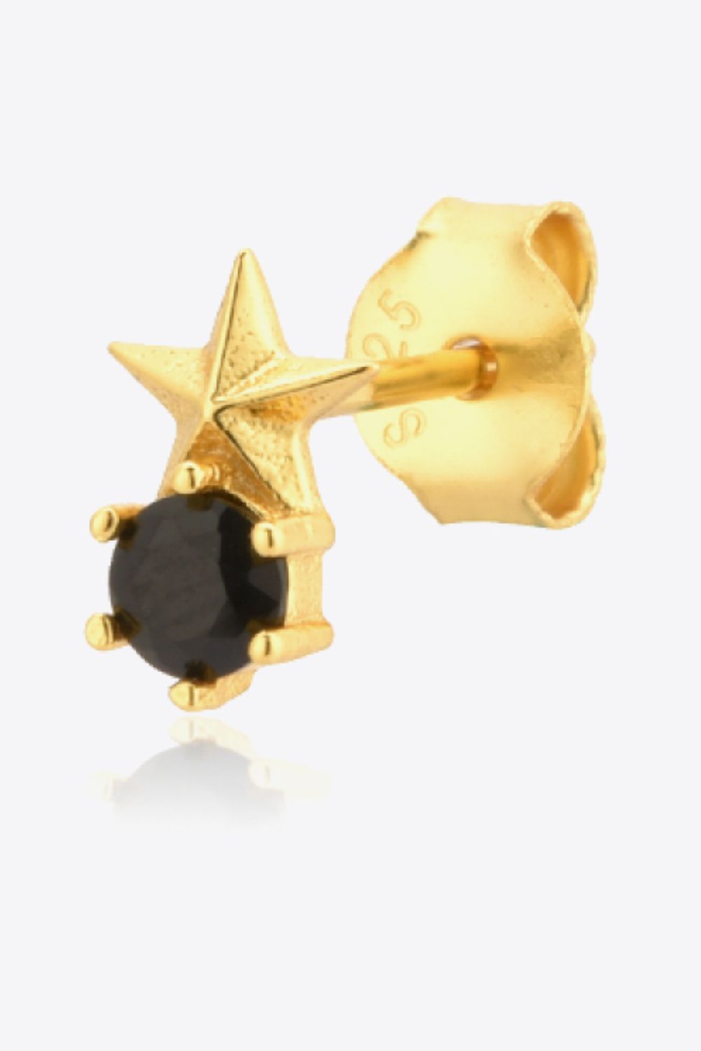 Zircon Star Stud Earrings  Earrings- Doll Fits