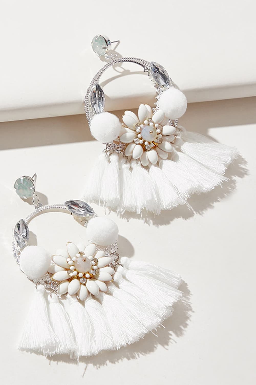 Tassel Detail Dangle Earrings  Earrings- Doll Fits