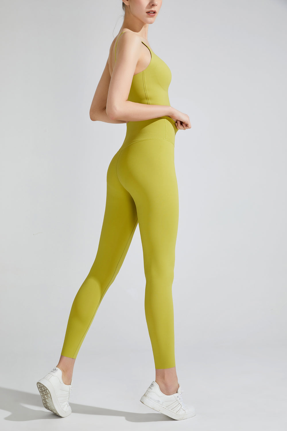 Wide Waistband Sports Leggings  Activewear- Doll Fits