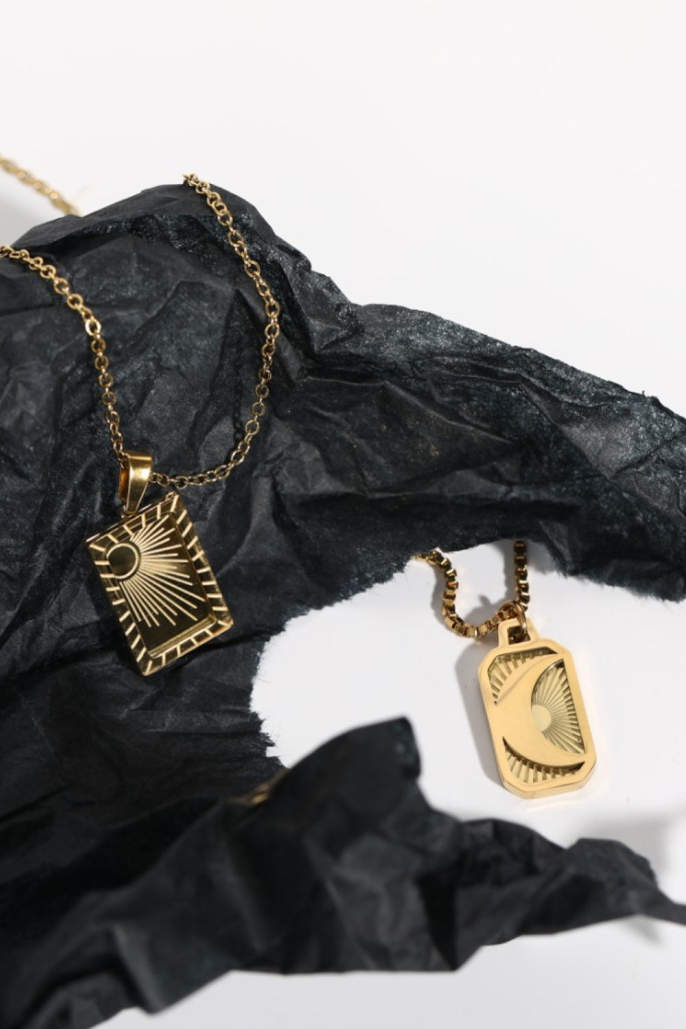 Stainless Steel 18K Gold-Plated Necklace  Necklaces- Doll Fits