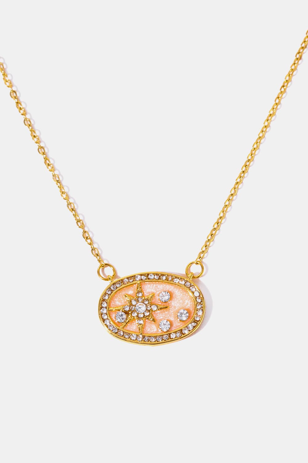 Stars in the Plate Pendant Copper Necklace  Necklaces- Doll Fits