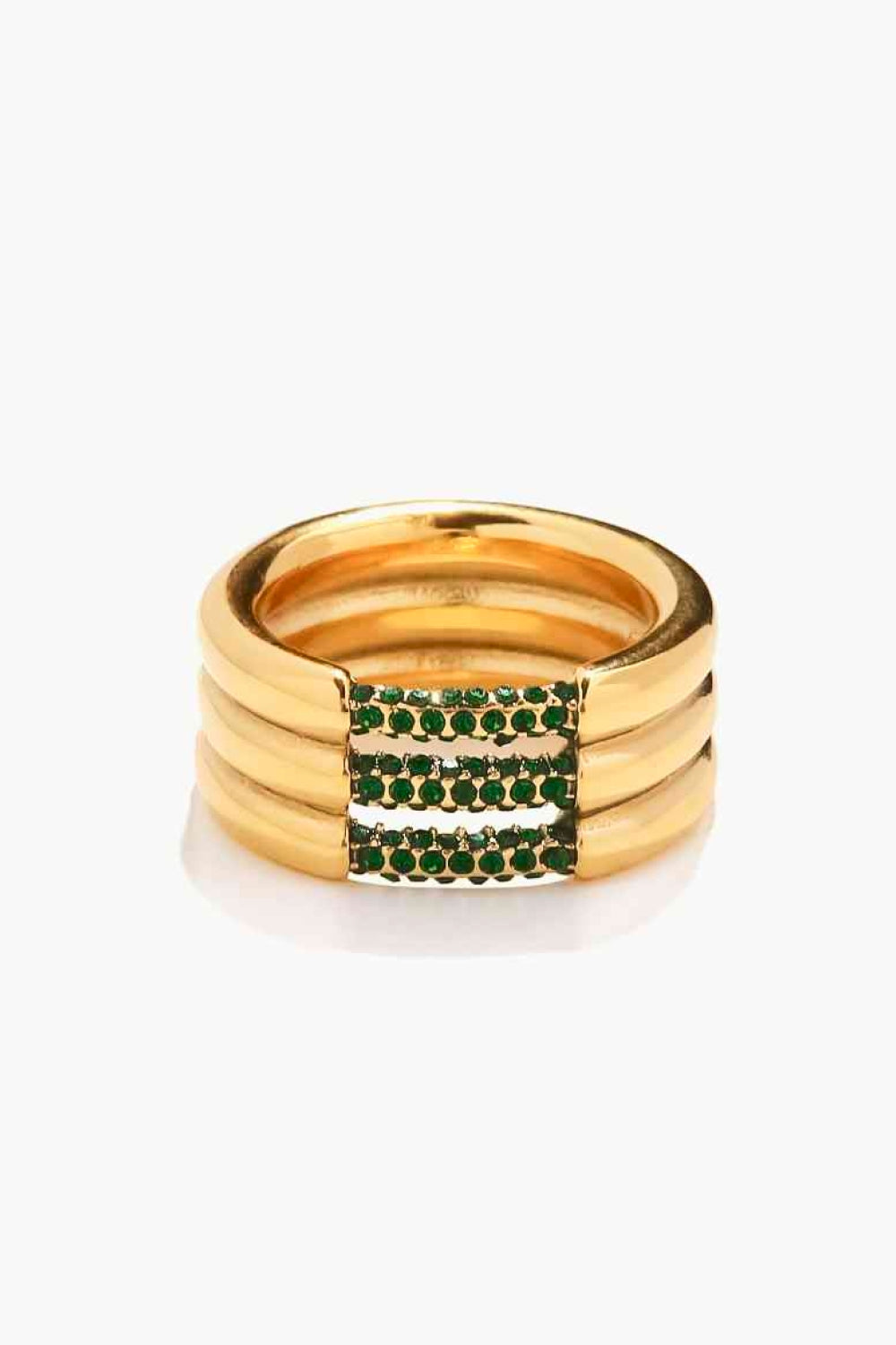 Triple-Layered Rhinestone Ring  Rings- Doll Fits