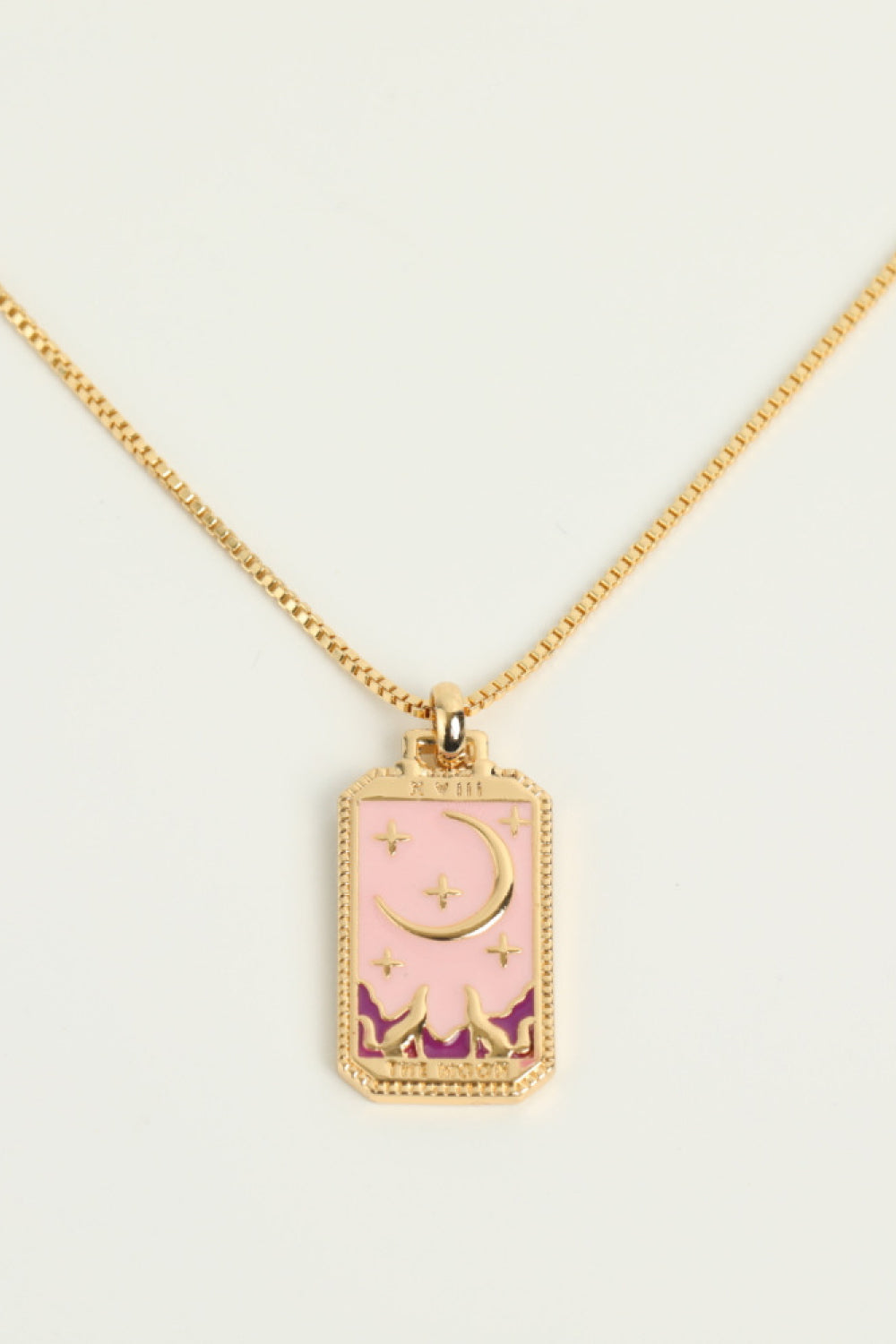 Tarot Card Pendant Copper Necklace  Necklaces- Doll Fits