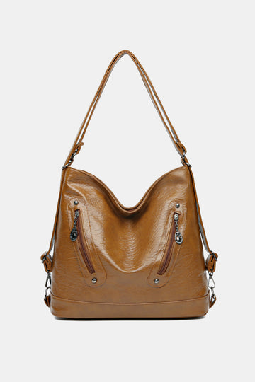 PU Leather Shoulder Bag  - Doll Fits