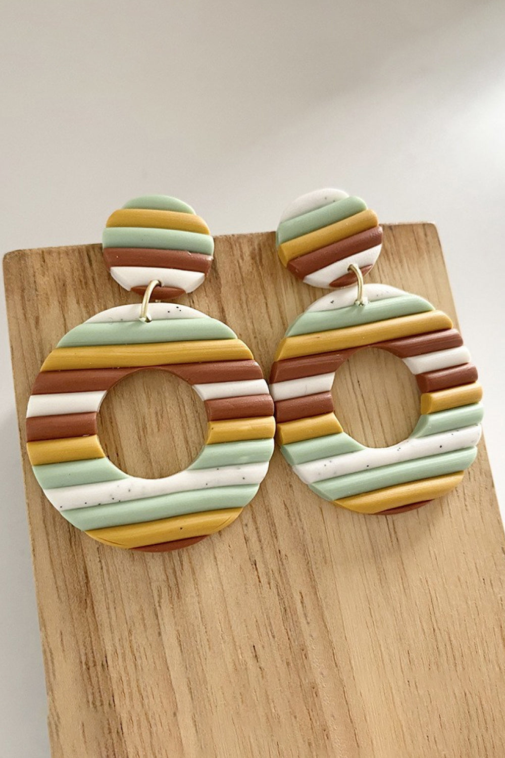 Round Shape Dangle Earrings  Earrings- Doll Fits