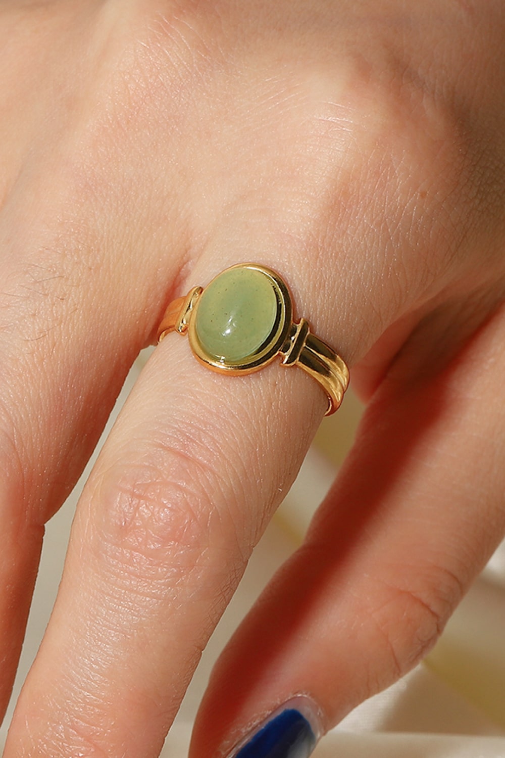 18K Gold Plated Open Ring  Rings- Doll Fits