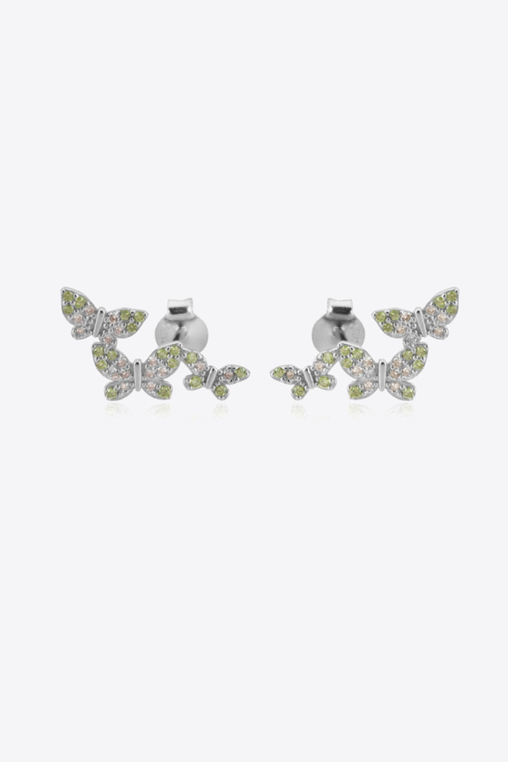 Zircon Butterfly 925 Sterling Silver Earrings  Earrings- Doll Fits