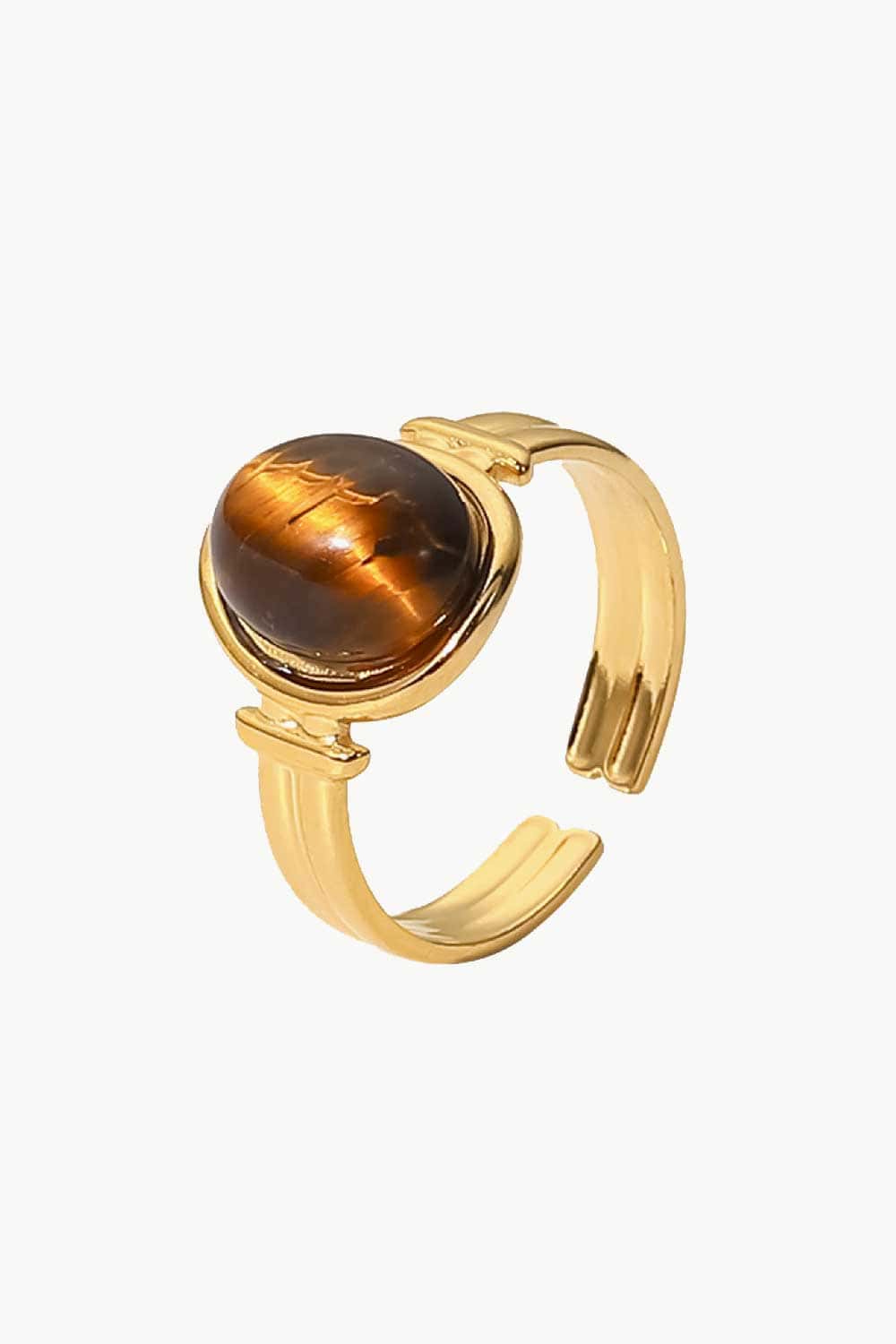 18K Gold Plated Open Ring  Rings- Doll Fits