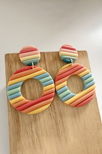 Round Shape Dangle Earrings  Earrings- Doll Fits
