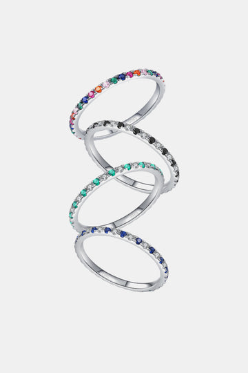 925 Sterling Silver Cubic Zirconia Ring  Rings- Doll Fits
