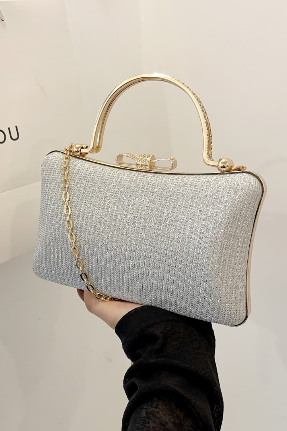 Acrylic Convertible Handbag  Handbags- Doll Fits
