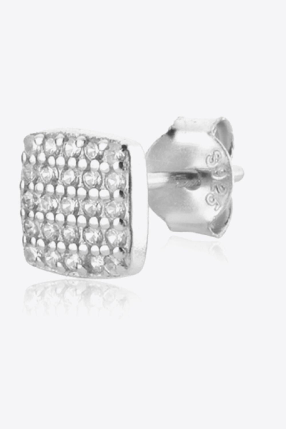 925 Sterling Silver Zircon Stud Earrings  Earrings- Doll Fits
