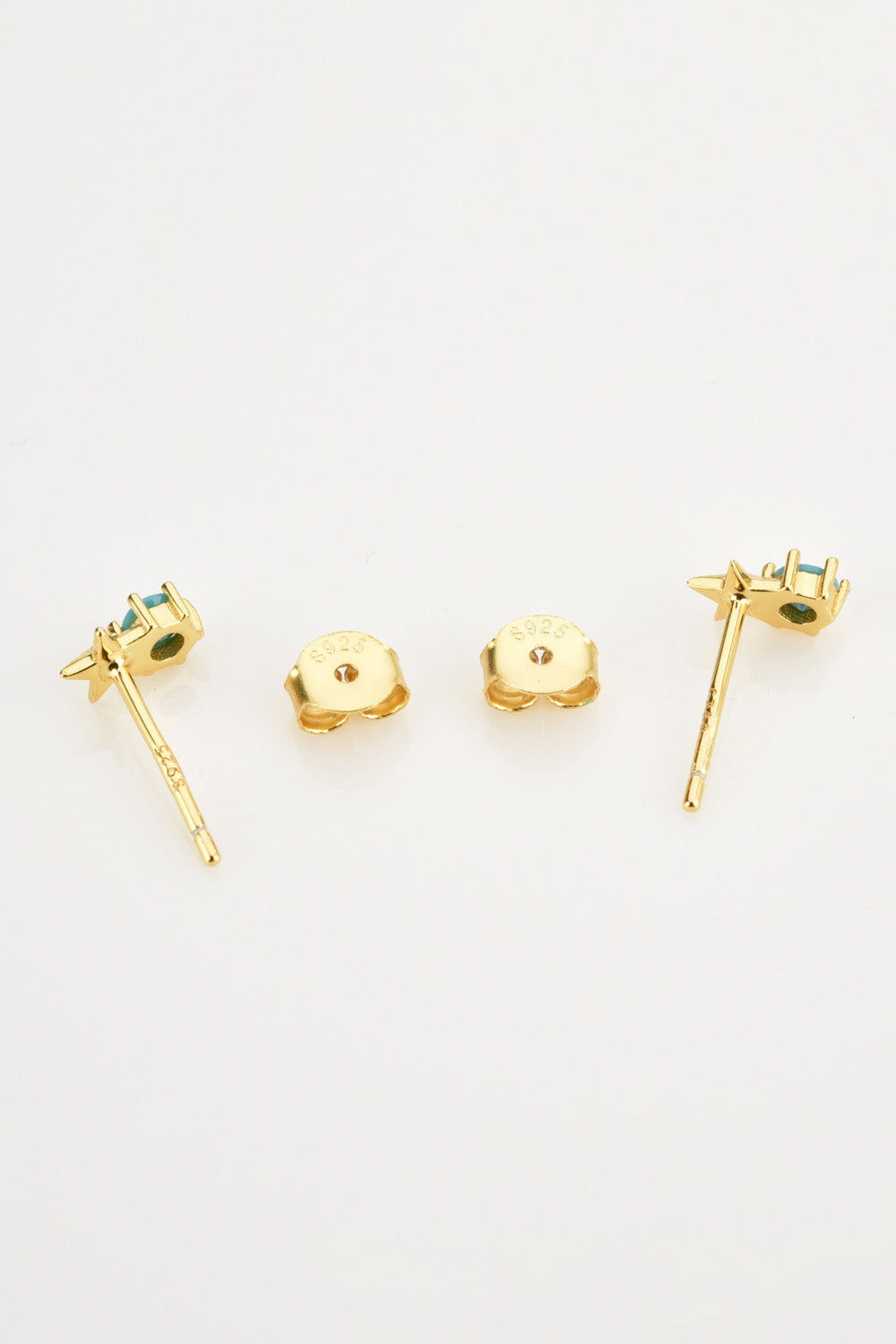 Zircon Star Stud Earrings  Earrings- Doll Fits