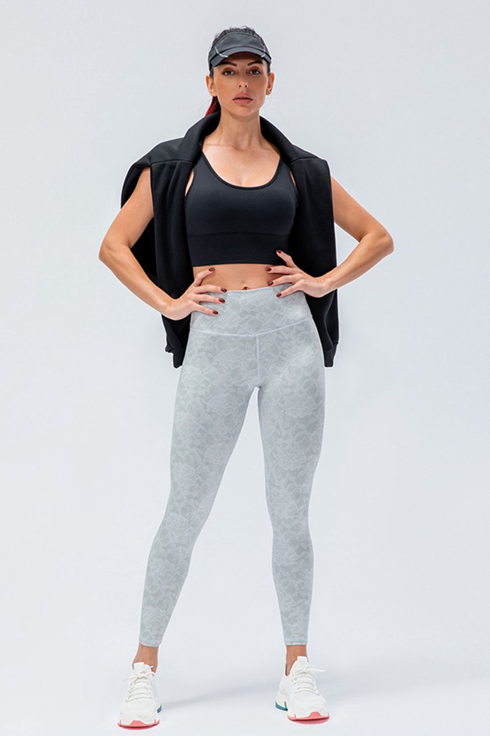 Wide Waistband Slim Fit Active Leggings  Activewear- Doll Fits