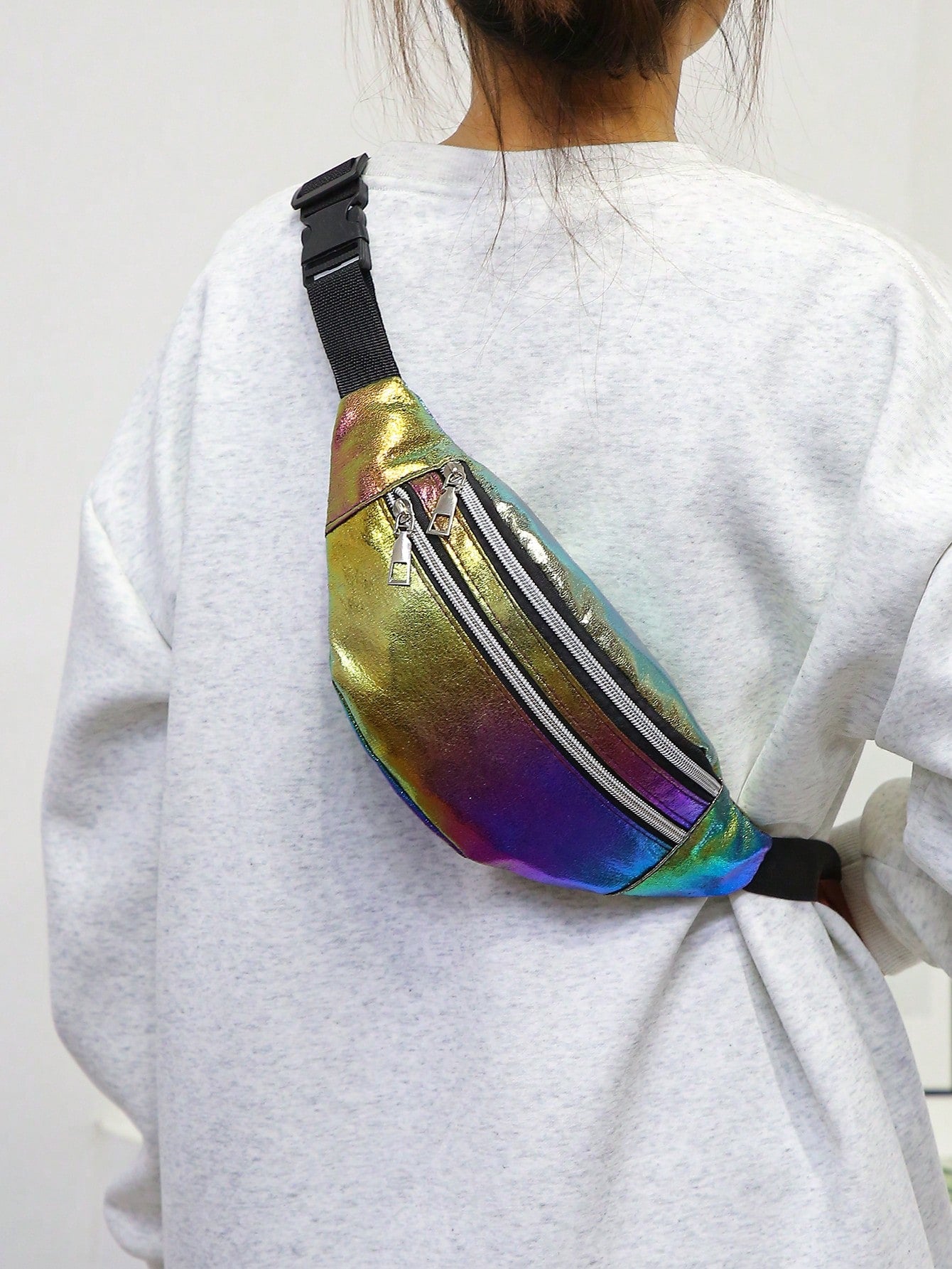 Gradient Polyester Sling Bag  Handbags- Doll Fits