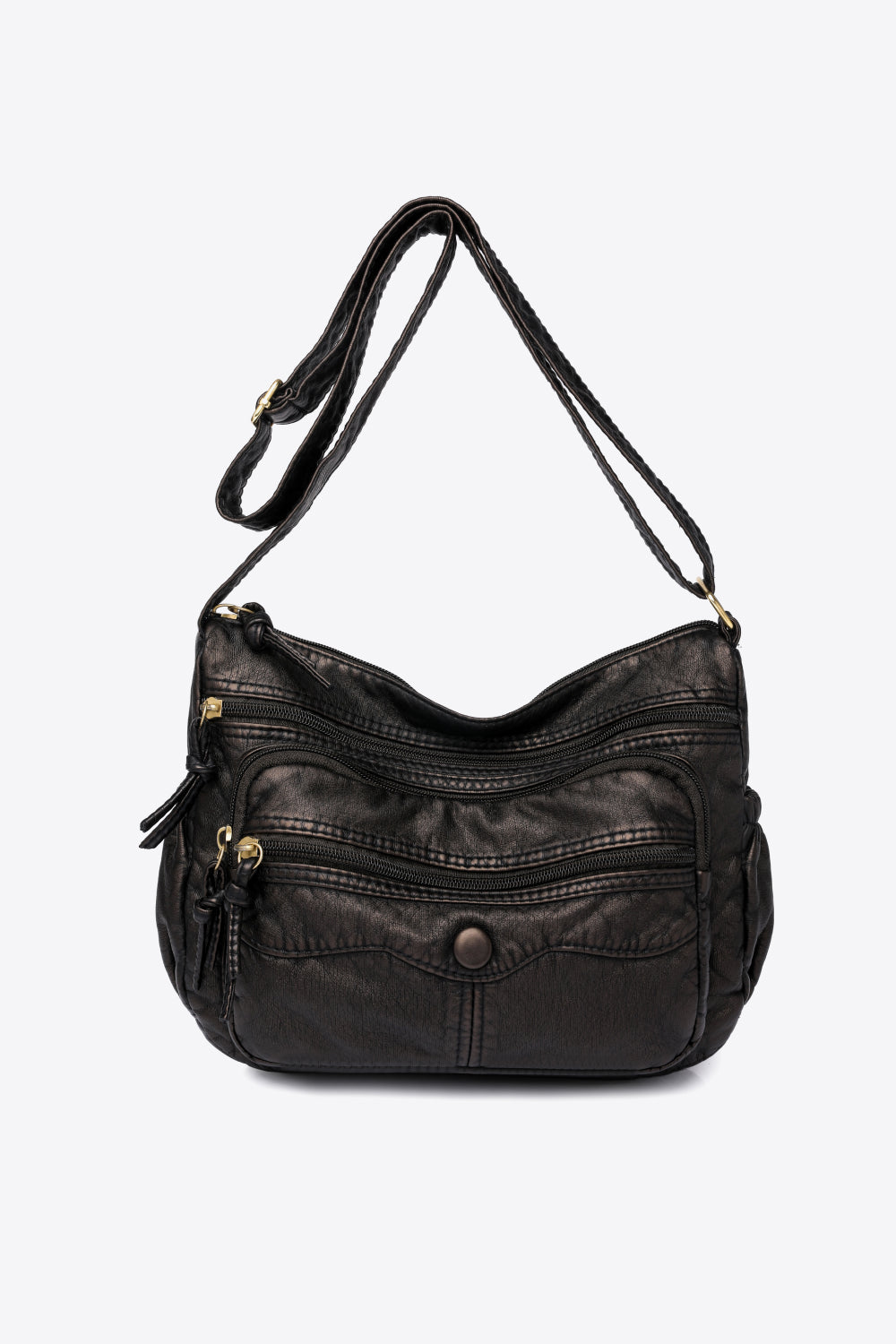 PU Leather Crossbody Bag  Handbags- Doll Fits