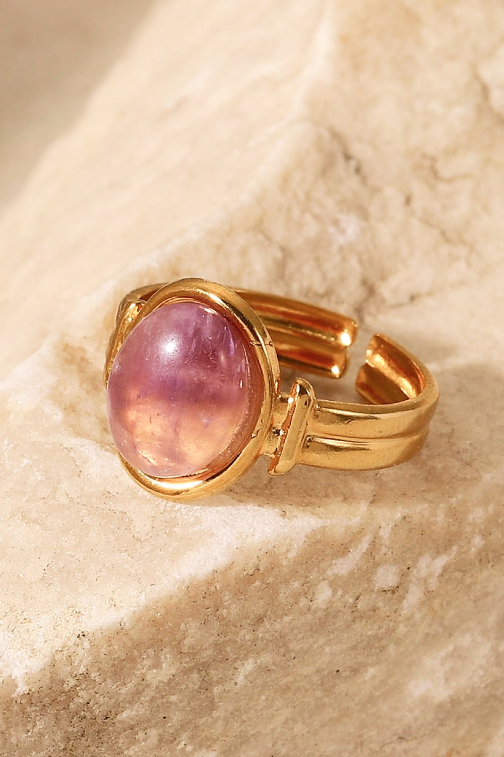 18K Gold Plated Open Ring  Rings- Doll Fits