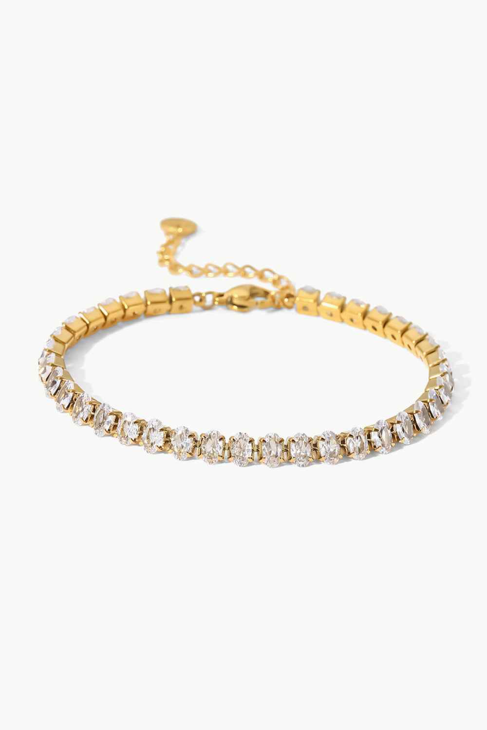 Inlaid Zircon 18K Gold Plated Bracelet  Bracelets- Doll Fits