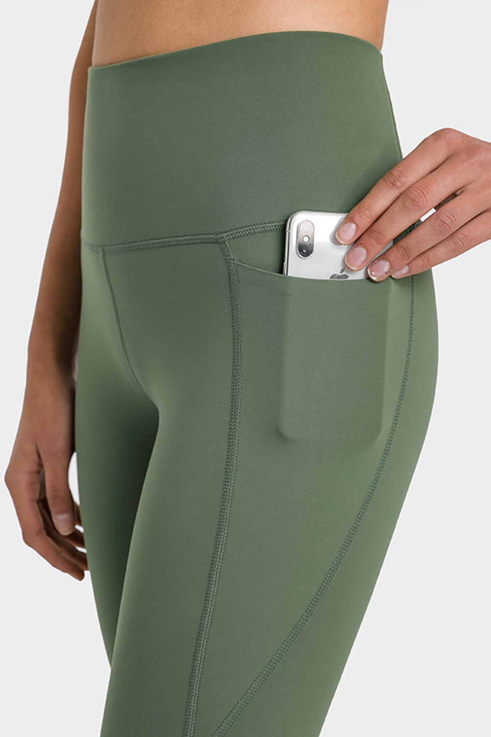 High Waist Ankle-Length Yoga Leggings with Pockets  Activewear- Doll Fits