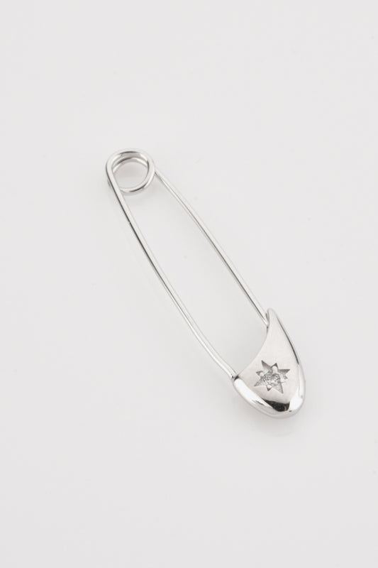 Inlaid Zircon Single Pin Earring  Earrings- Doll Fits
