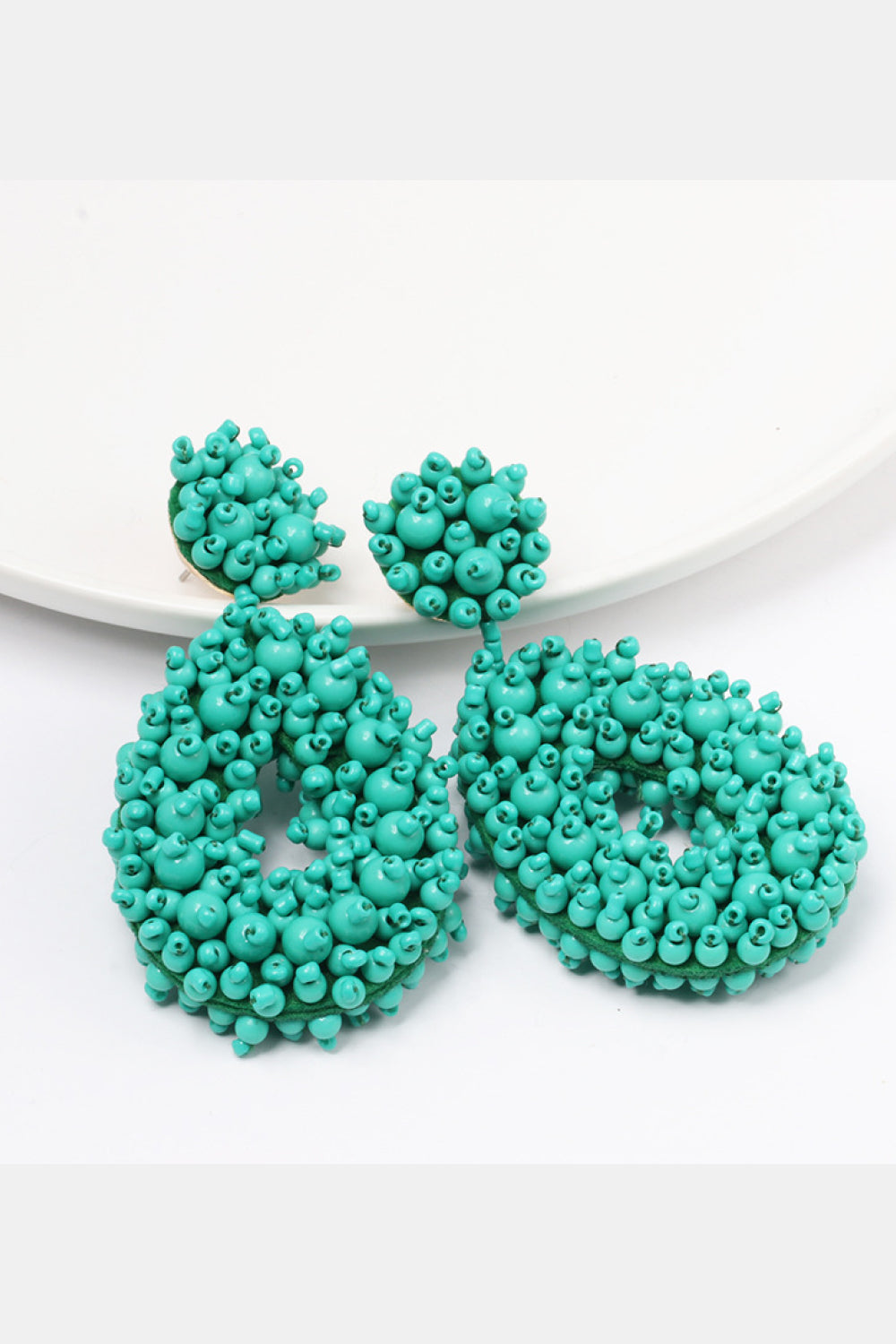 Beaded Dangle Earrings  Earrings- Doll Fits