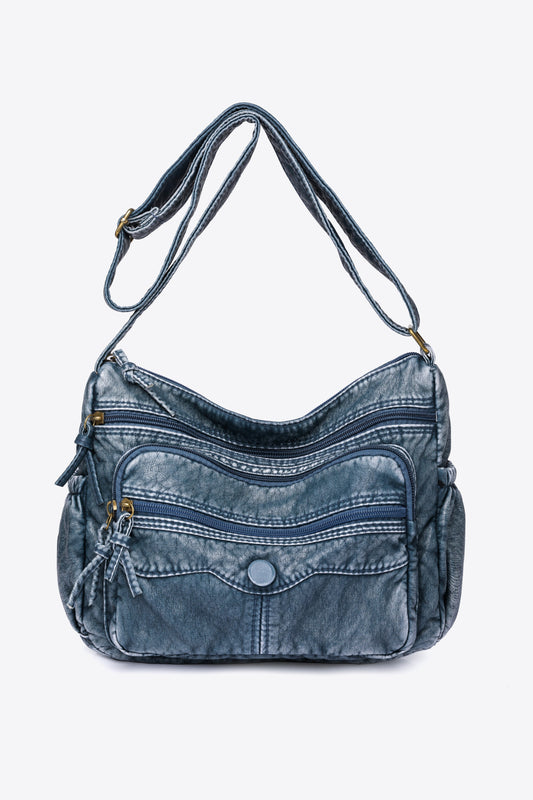 PU Leather Crossbody Bag  Handbags- Doll Fits