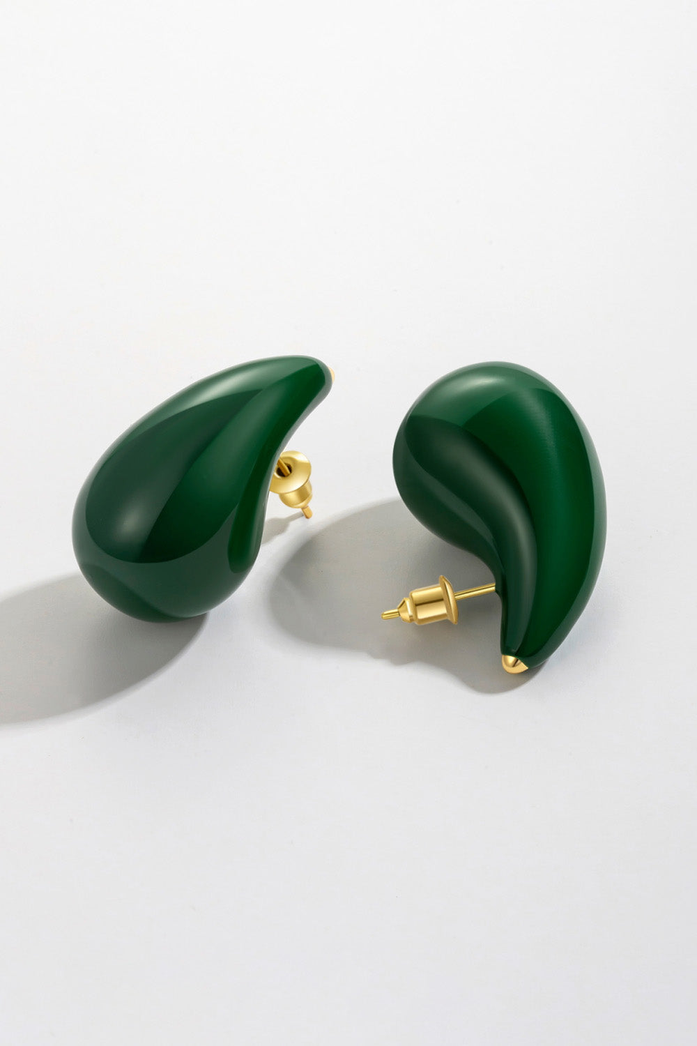 Big Size Water Drop Brass Earrings  Earrings- Doll Fits