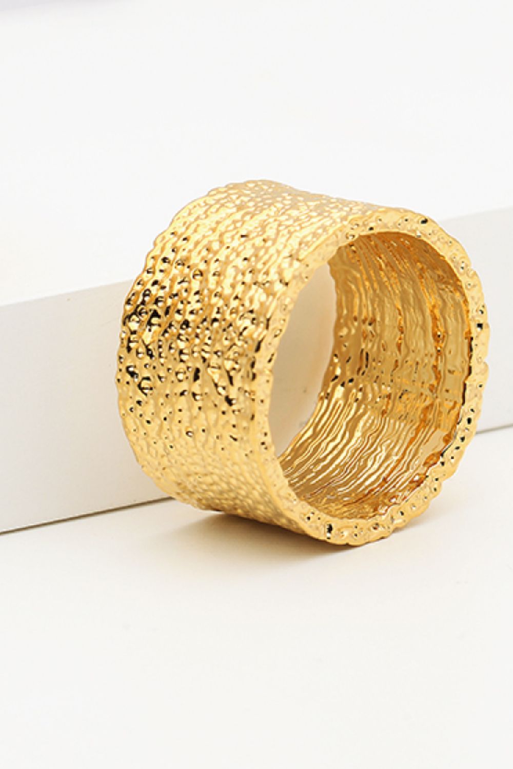 Textured Thick Band Ring  Rings- Doll Fits