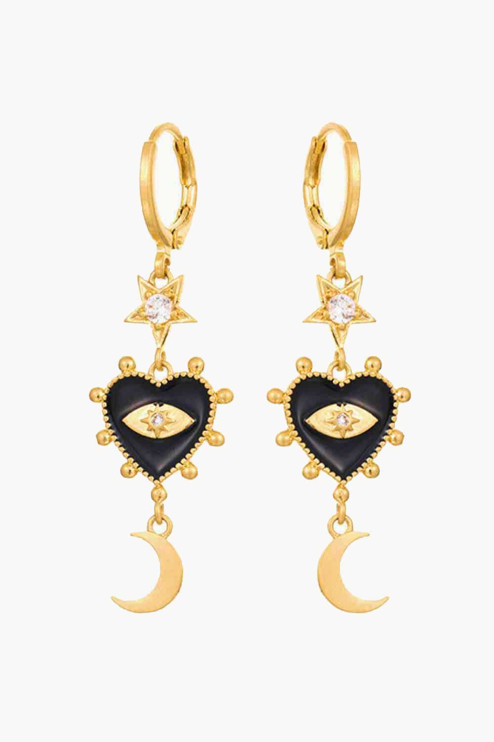 Evil Eye Drop Earrings  Earrings- Doll Fits