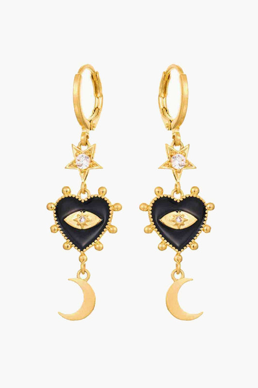 Evil Eye Drop Earrings  Earrings- Doll Fits