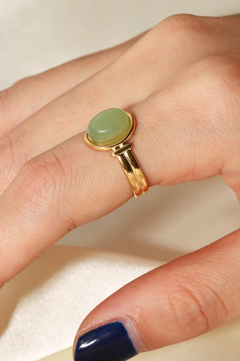 18K Gold Plated Open Ring  Rings- Doll Fits
