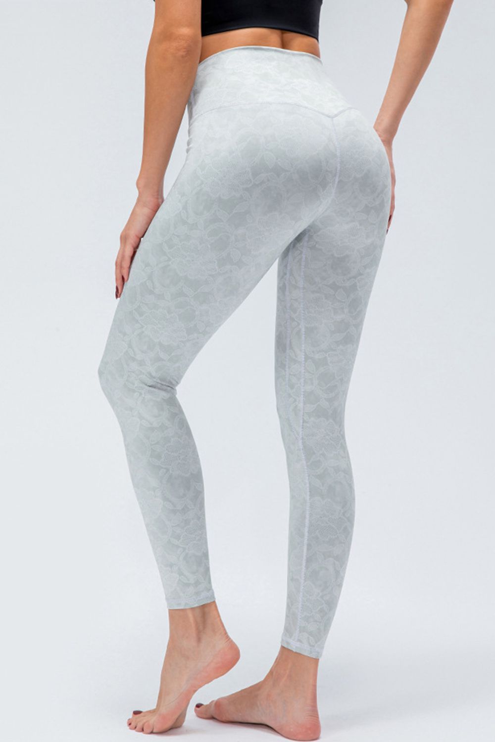Wide Waistband Slim Fit Active Leggings  Activewear- Doll Fits