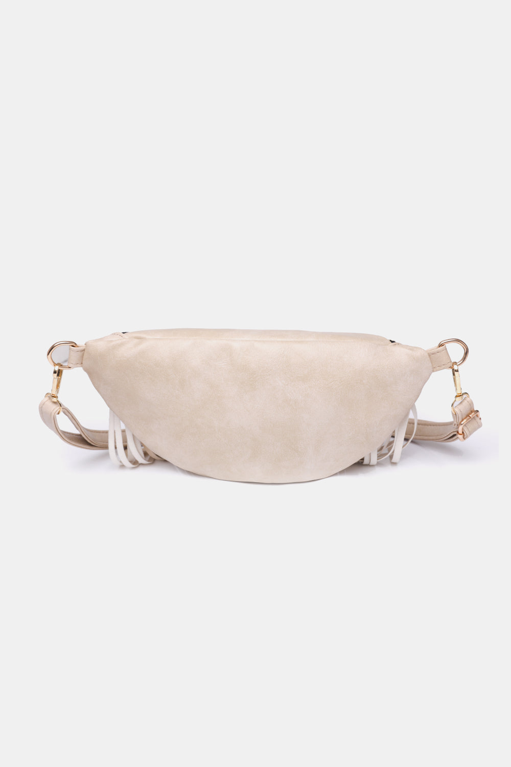 Fringed PU Leather Sling Bag  - Doll Fits