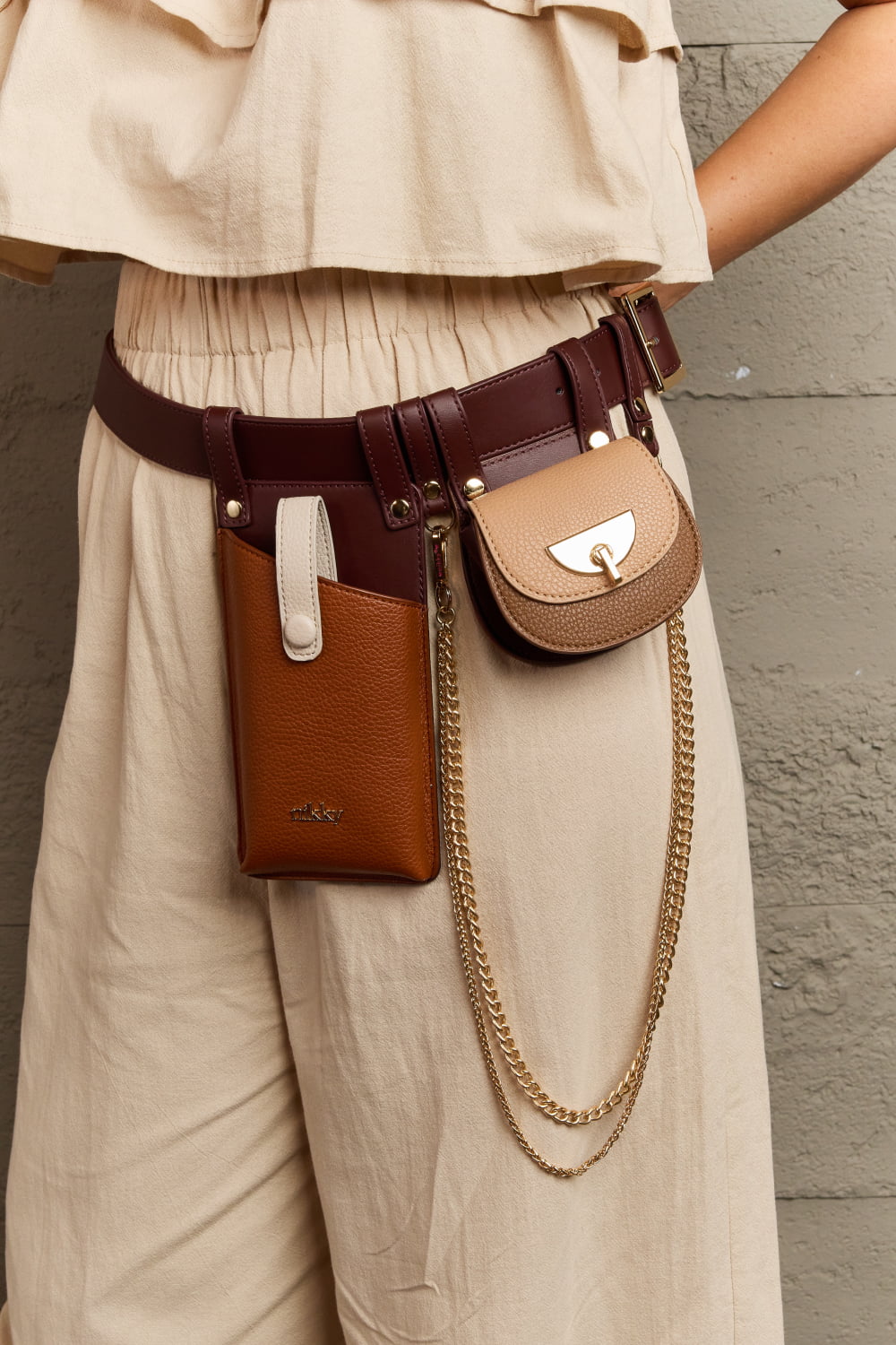 Nicole Lee USA Nikky 2-Piece Belt Bag  - Doll Fits