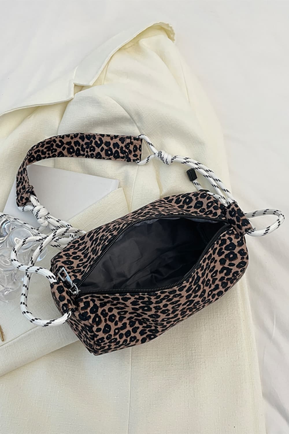Animal Print Nylon Handbag  Handbags- Doll Fits