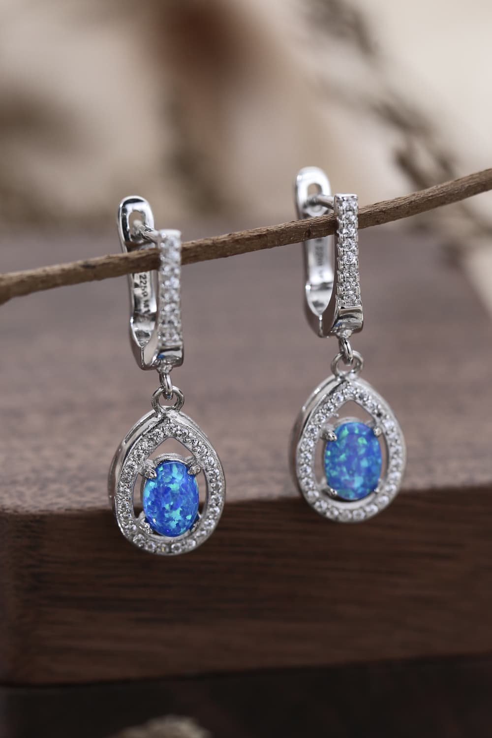 Opal Pear Shaped Drop Earrings  Earrings- Doll Fits