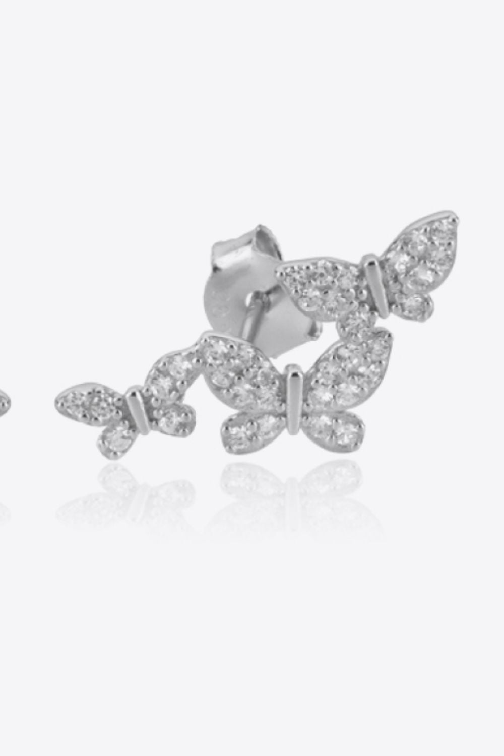 Zircon Butterfly 925 Sterling Silver Earrings  Earrings- Doll Fits
