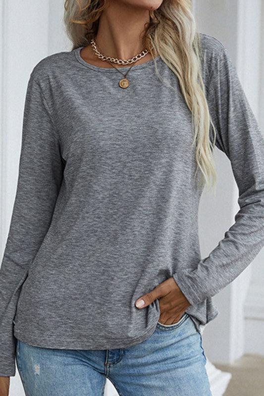 Spliced Lace Ruffled Long Sleeve Tee  Shirts & Tops- Doll Fits