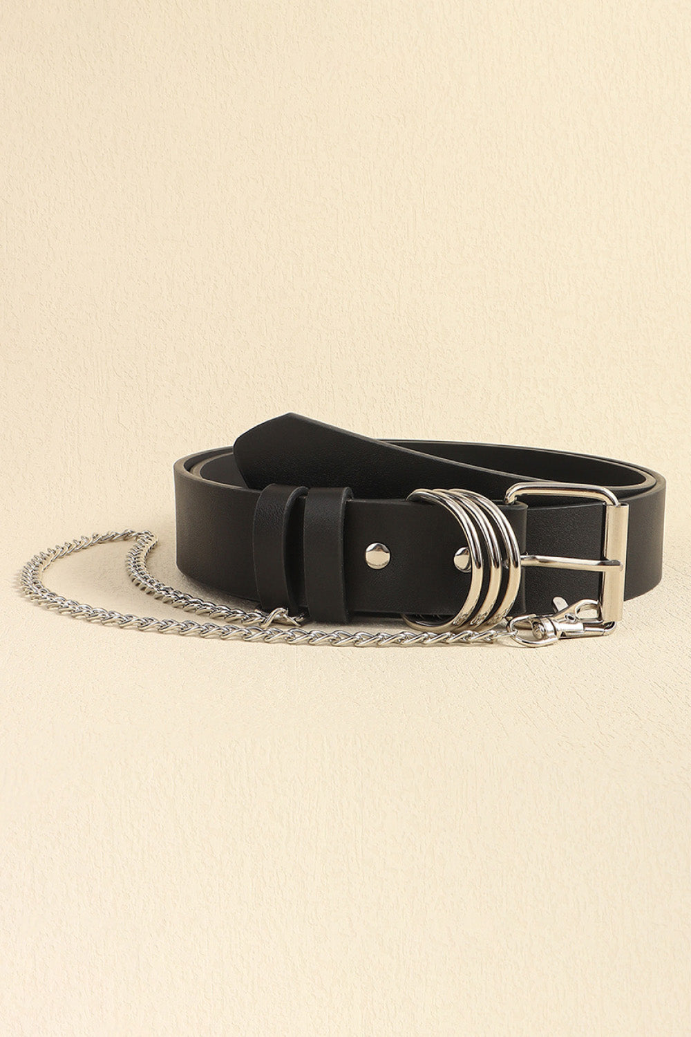 PU Leather Alloy Chain Belt  - Doll Fits