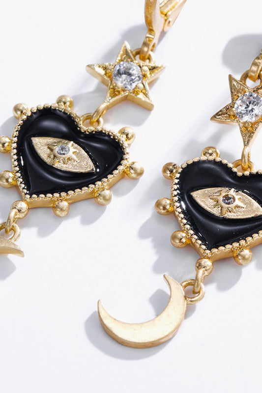 Evil Eye Drop Earrings  Earrings- Doll Fits