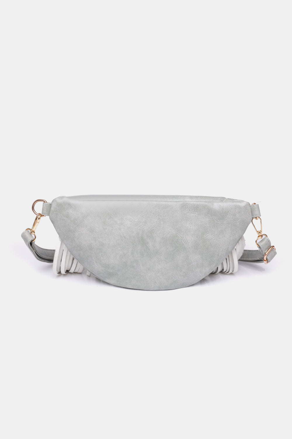Fringed PU Leather Sling Bag  - Doll Fits