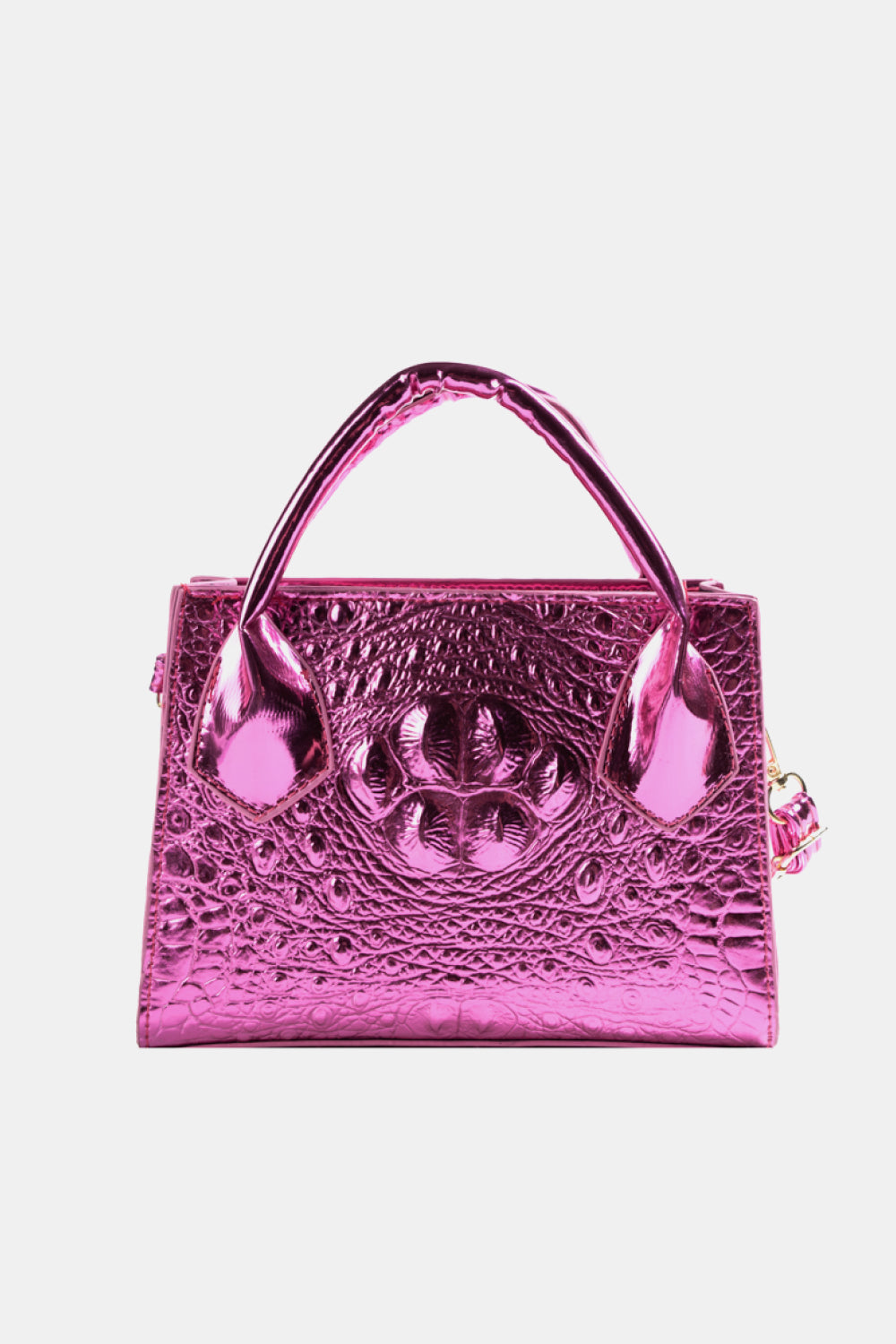 Textured PU Leather Crossbody Bag  Handbags- Doll Fits