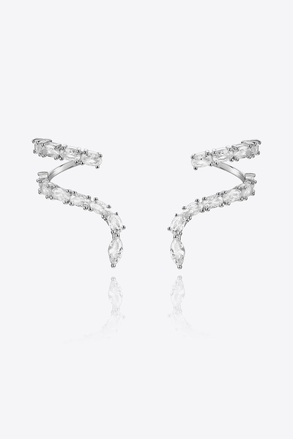 Zircon 925 Sterling Silver Earrings  Earrings- Doll Fits