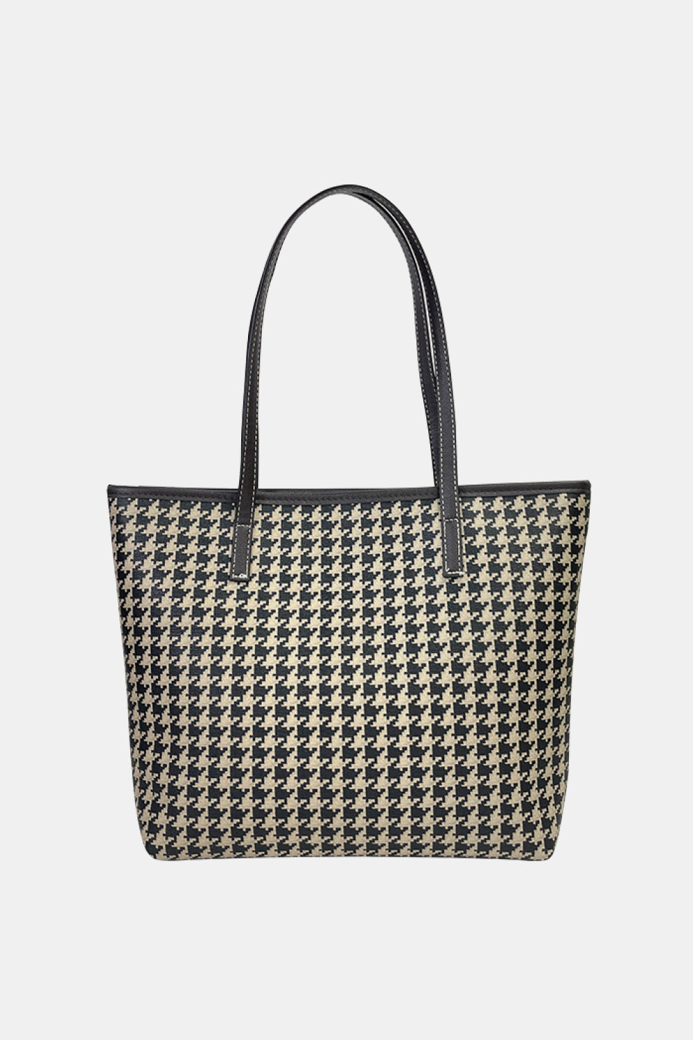 Printed PU Leather Tote Bag  Handbags- Doll Fits