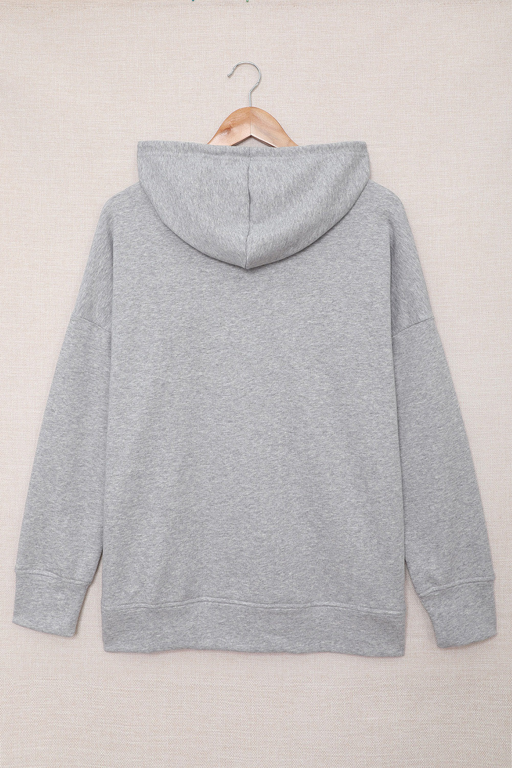 Drop Shoulder Hoodie with Slit  Shirts & Tops- Doll Fits