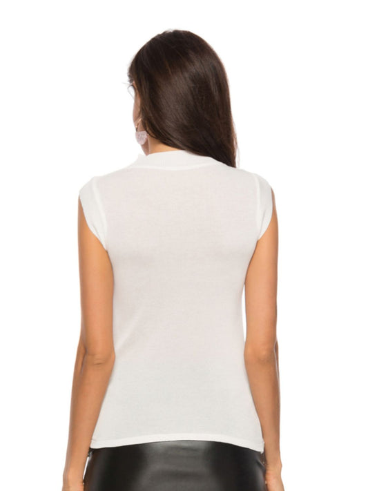 Mock Neck Knit Top  Shirts & Tops- Doll Fits