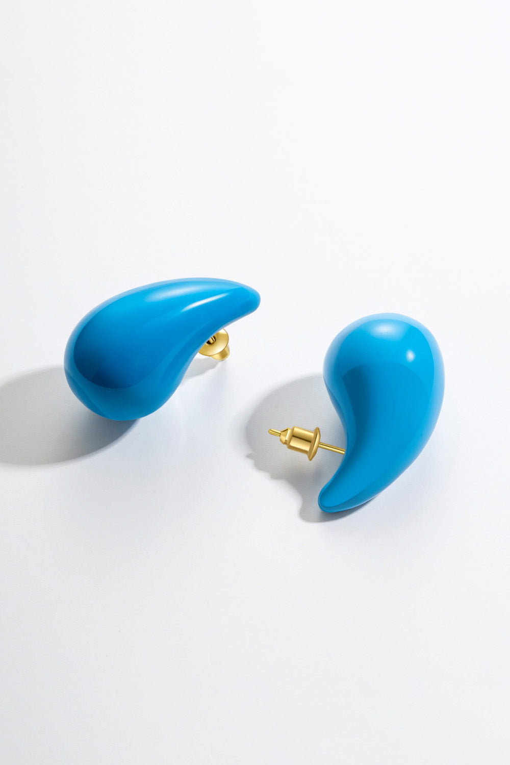 Big Size Water Drop Brass Earrings  Earrings- Doll Fits