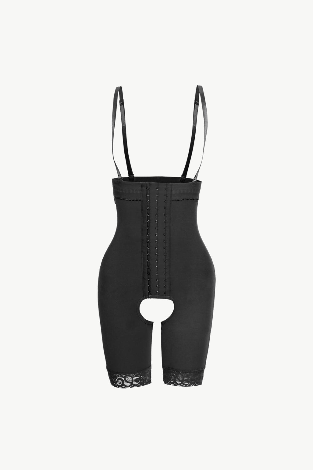 Full Size Hook-and-Eye Lace Trim Shaping Bodysuit  Shapewear- Doll Fits