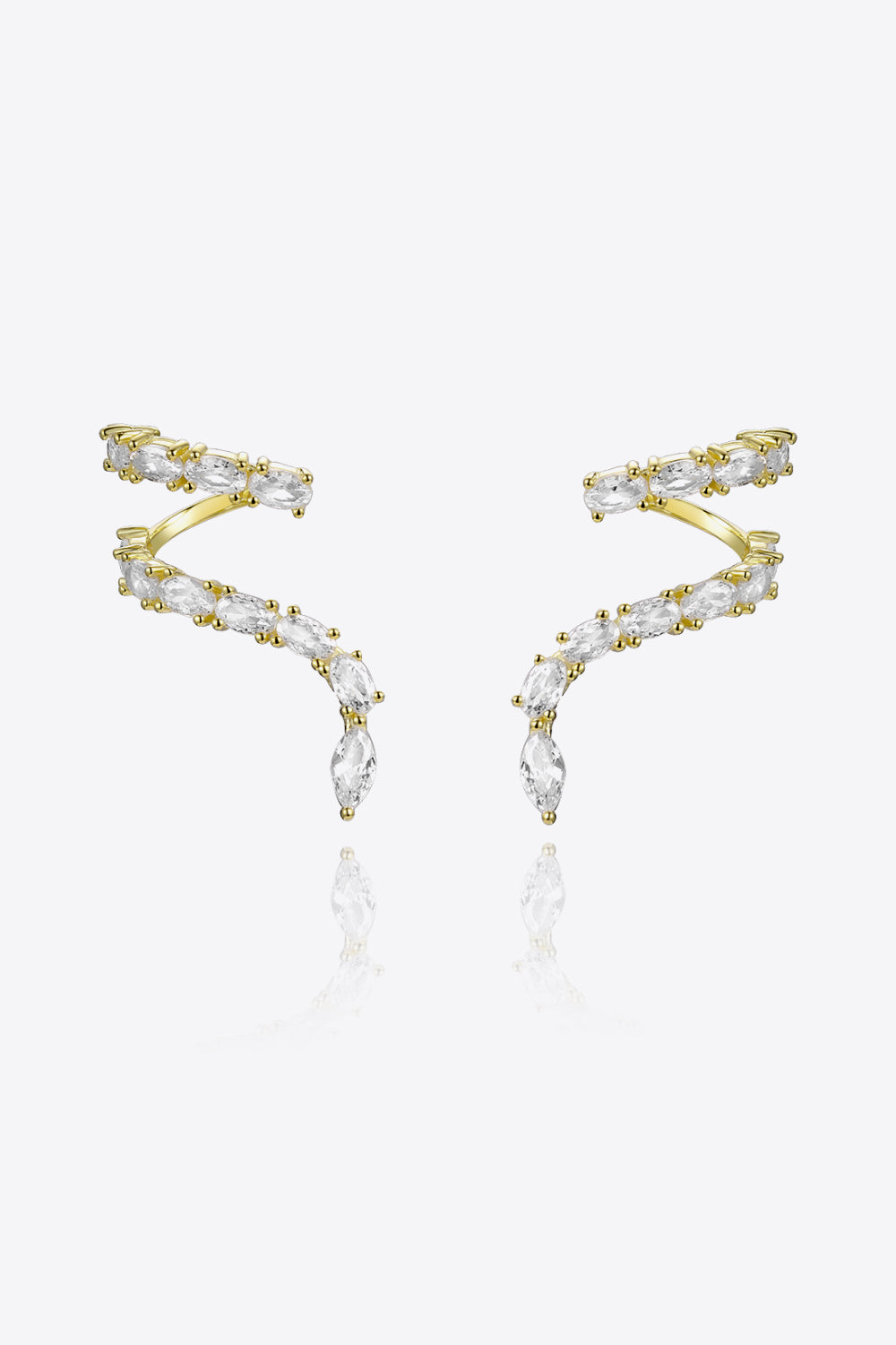 Zircon 925 Sterling Silver Earrings  Earrings- Doll Fits